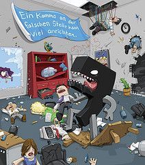 Bad Comma por dlanham, en Flickr